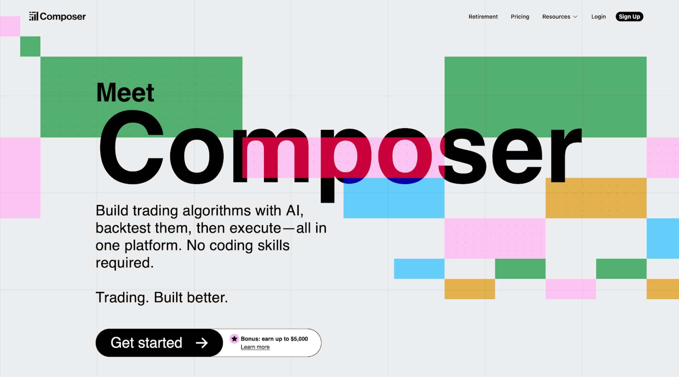 composer - free ai stock trading bot