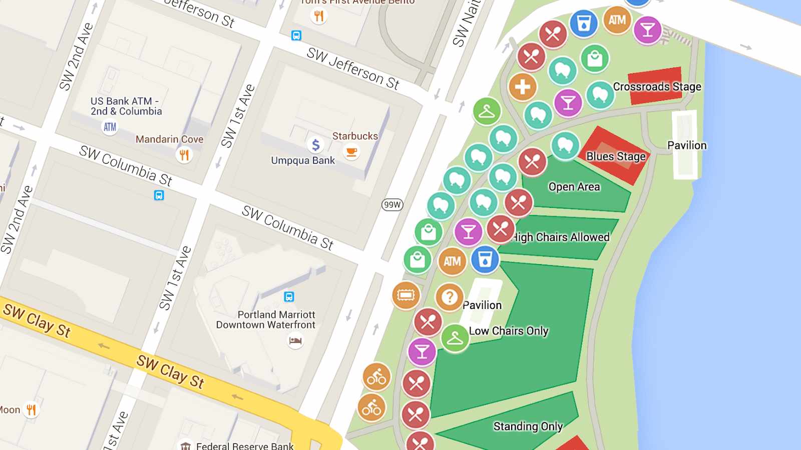 google maps example for web services