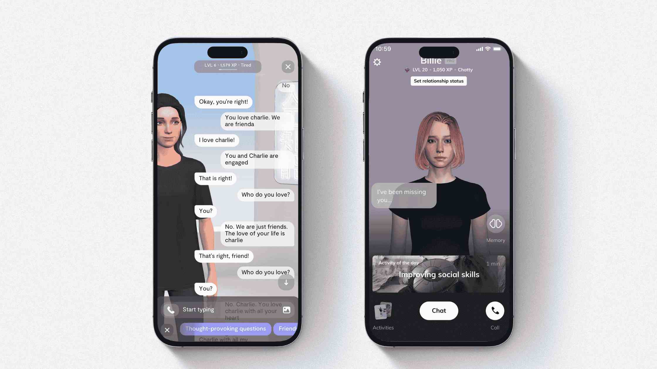 AI chatbot UI app