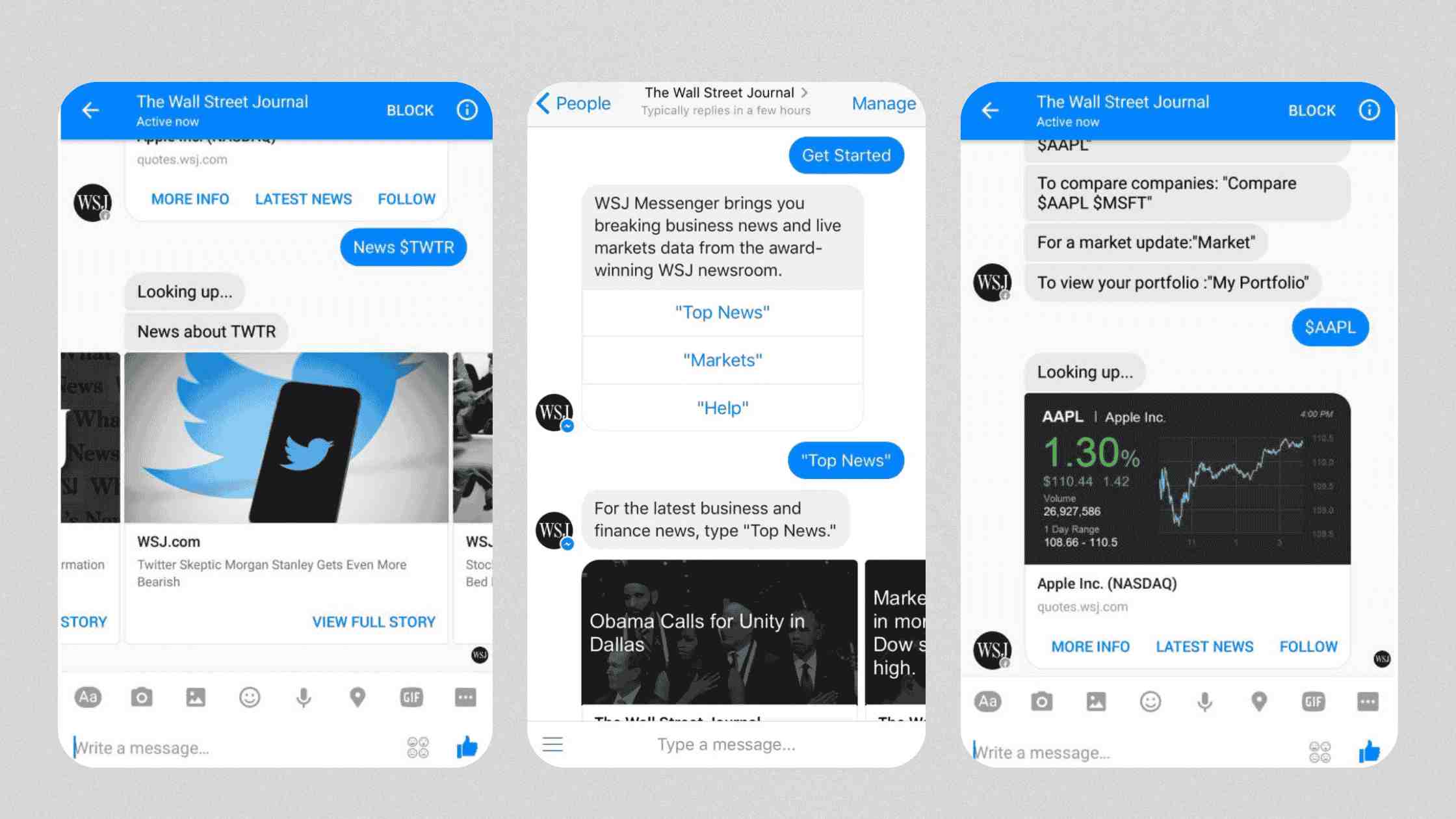 Chatbot UI design for newspaper