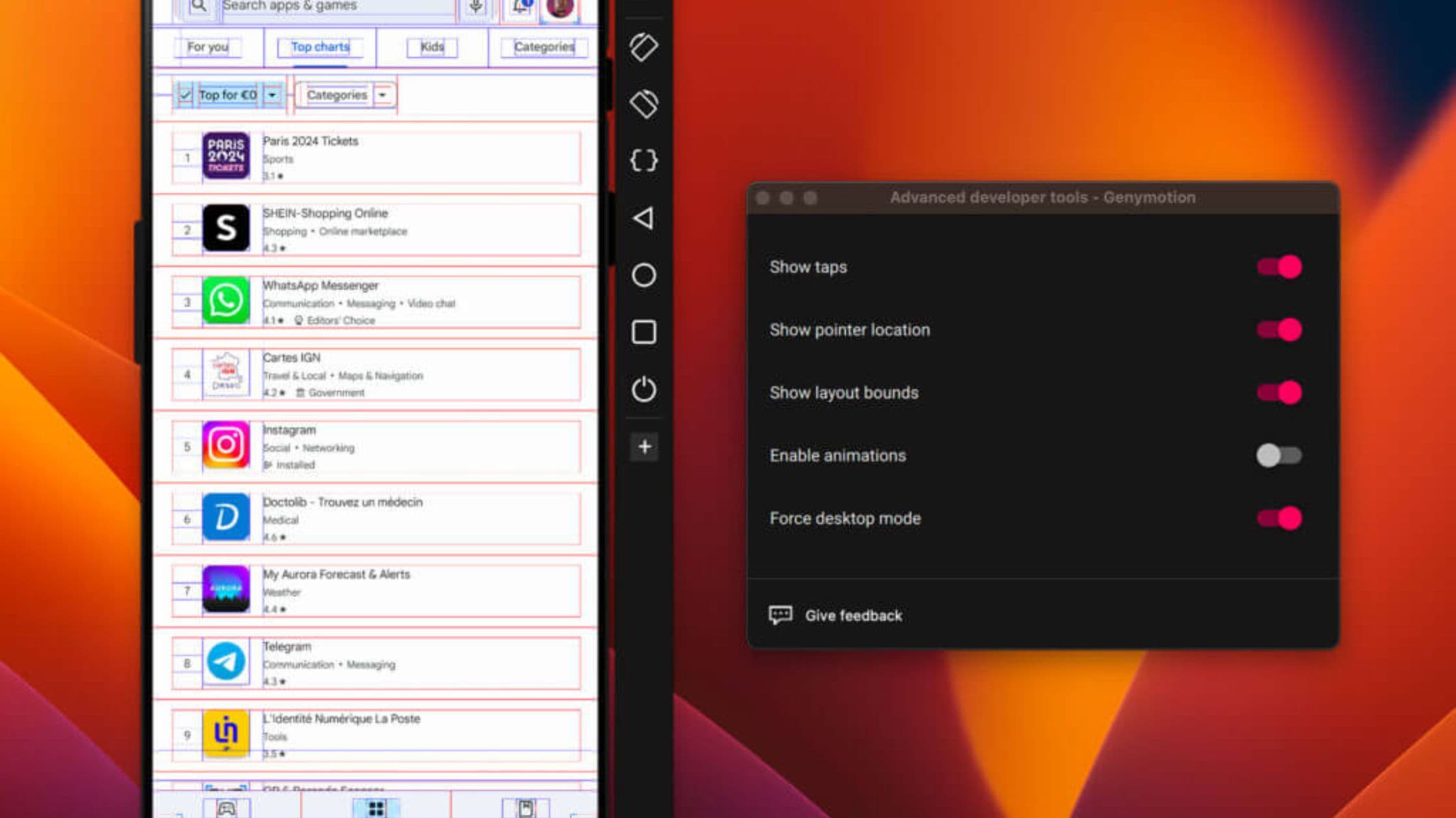 Android development tools