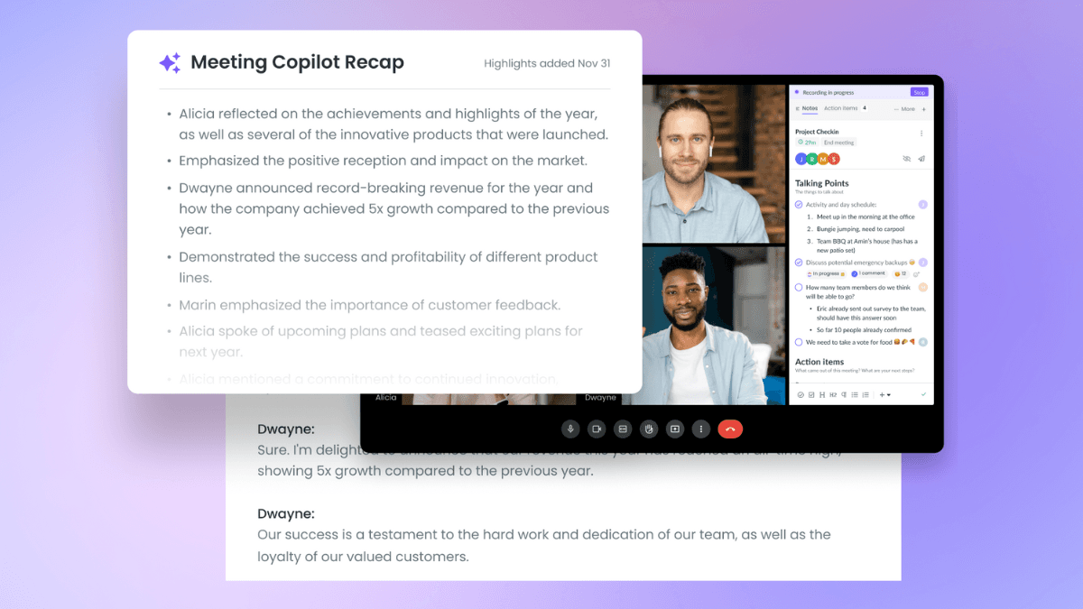 Automated Meeting Transcription & Summarization Web App Tool