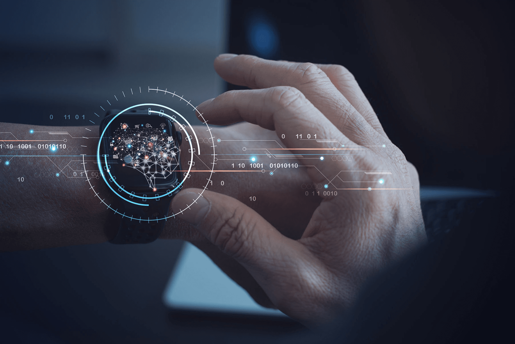 AI-powered personalization feature of wearable application