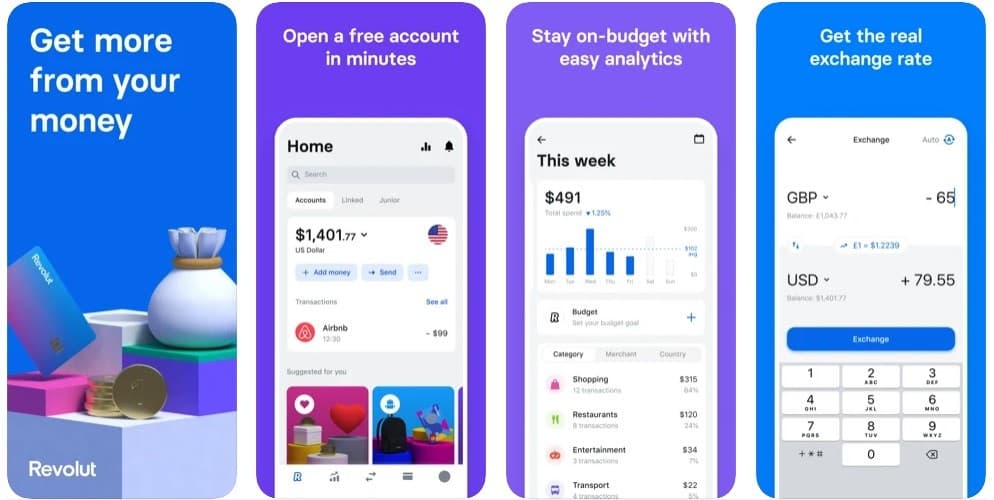 How to develop a mobile banking app like Revolut