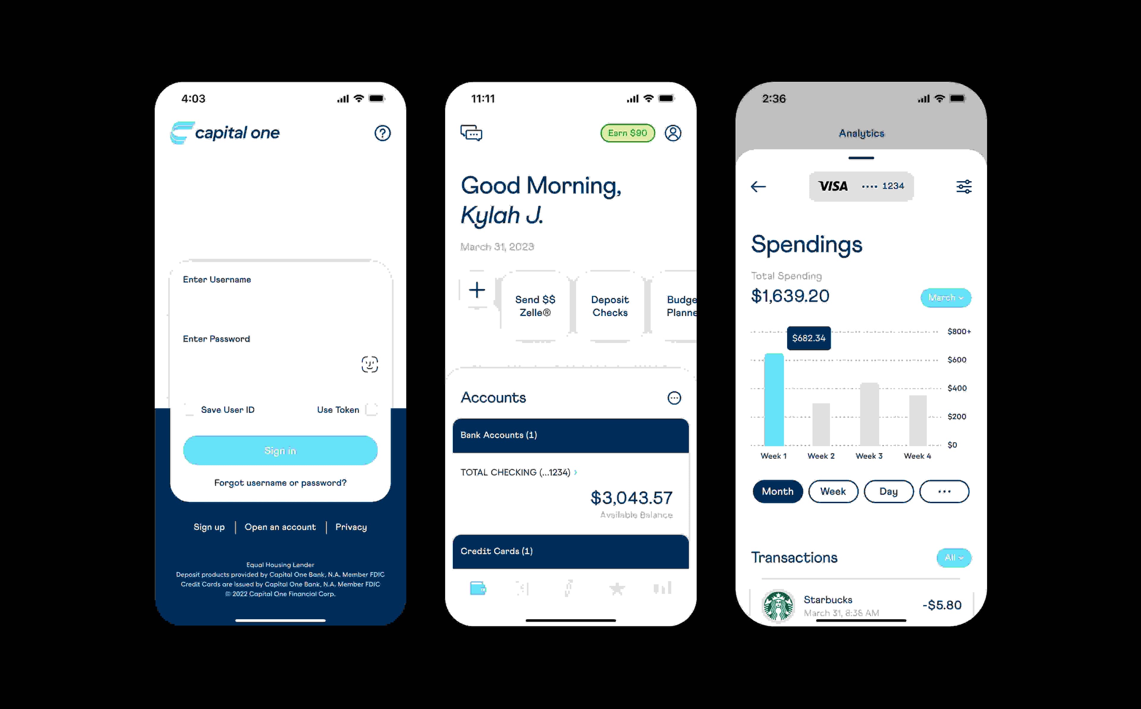 how to build a mobile banking app like Capital One Mobile
