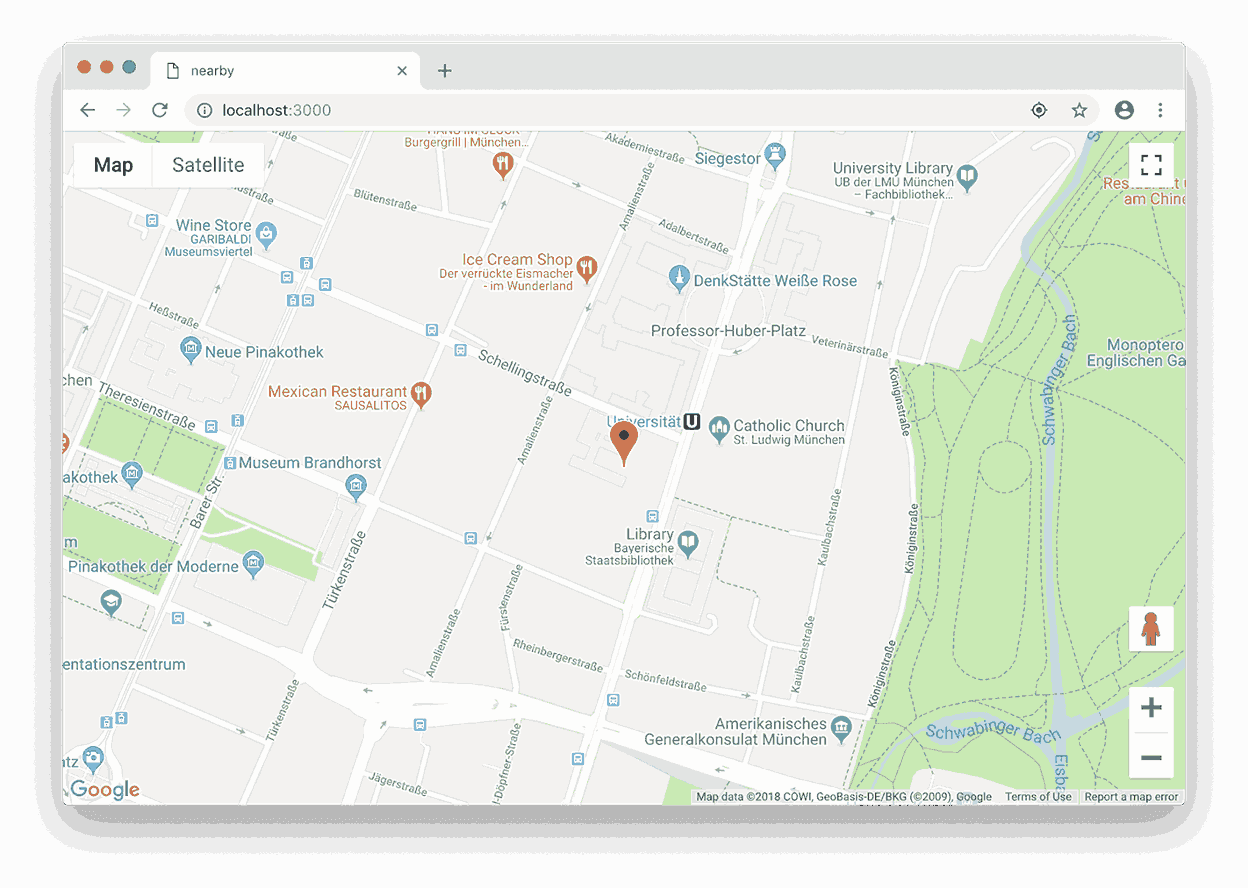 Famous Examples of Single-page Applications - Google Maps