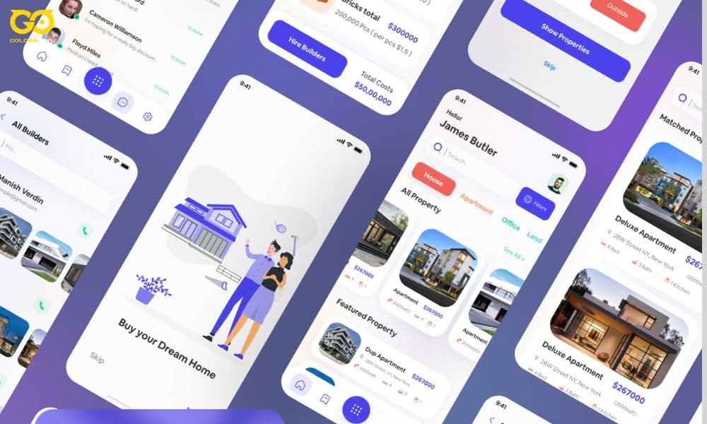 What is the benefit of developing a real estate app?