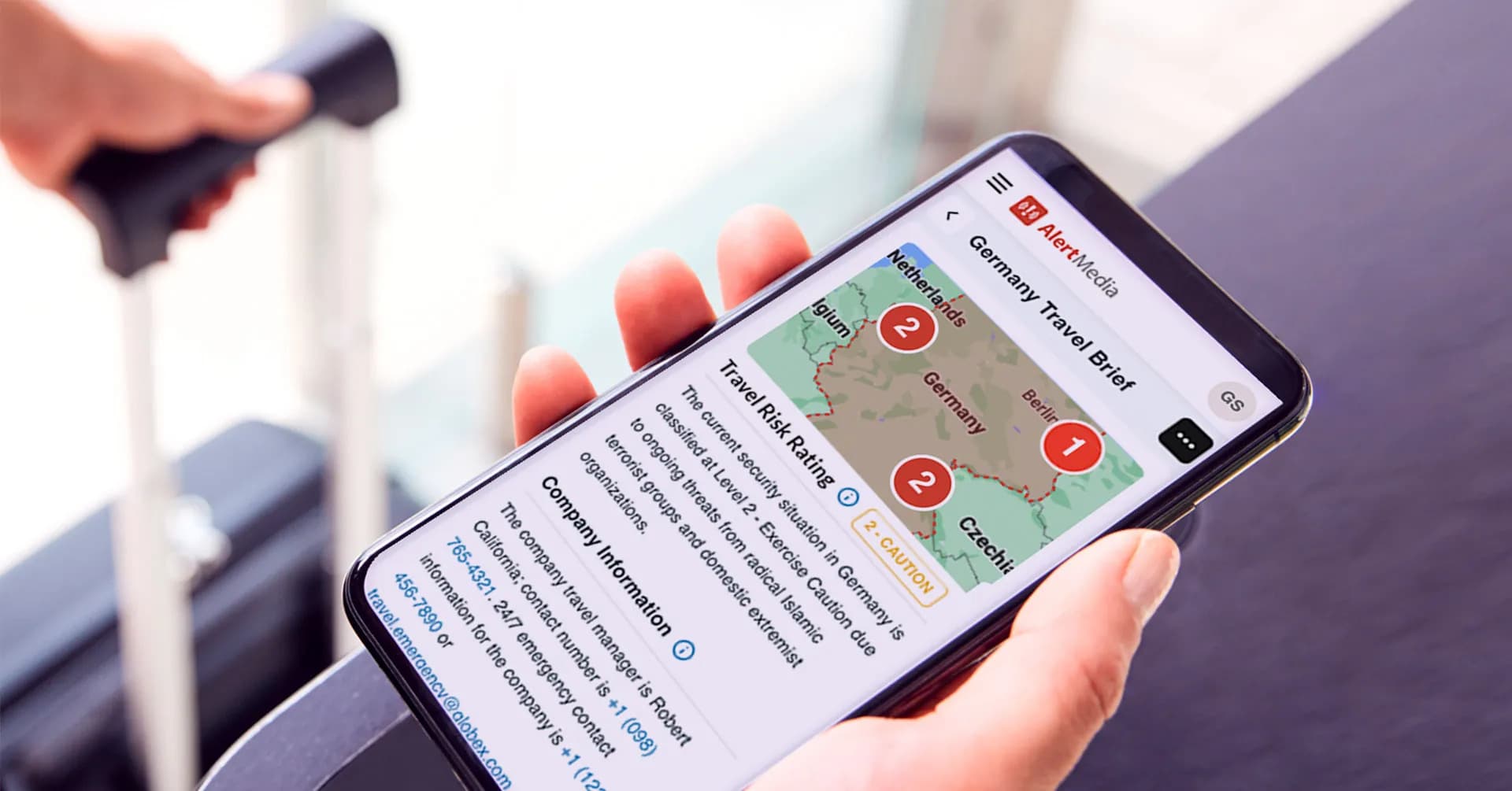 Travel Safety & Alerts Web App