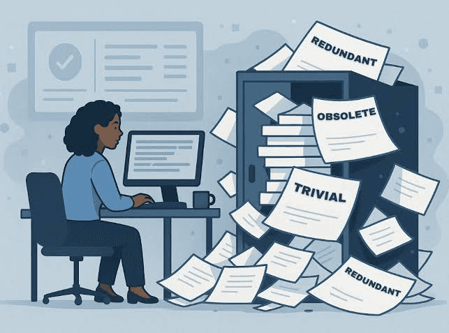 Cleaning out your ROT data (Redundant, Obsolete, and Trivial files) is critical