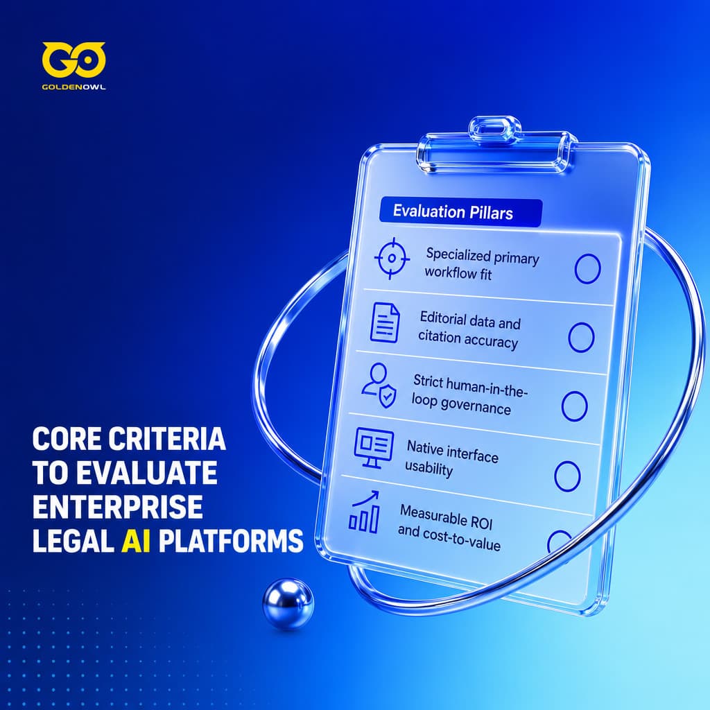 Evaluation Framework for AI Legal Software