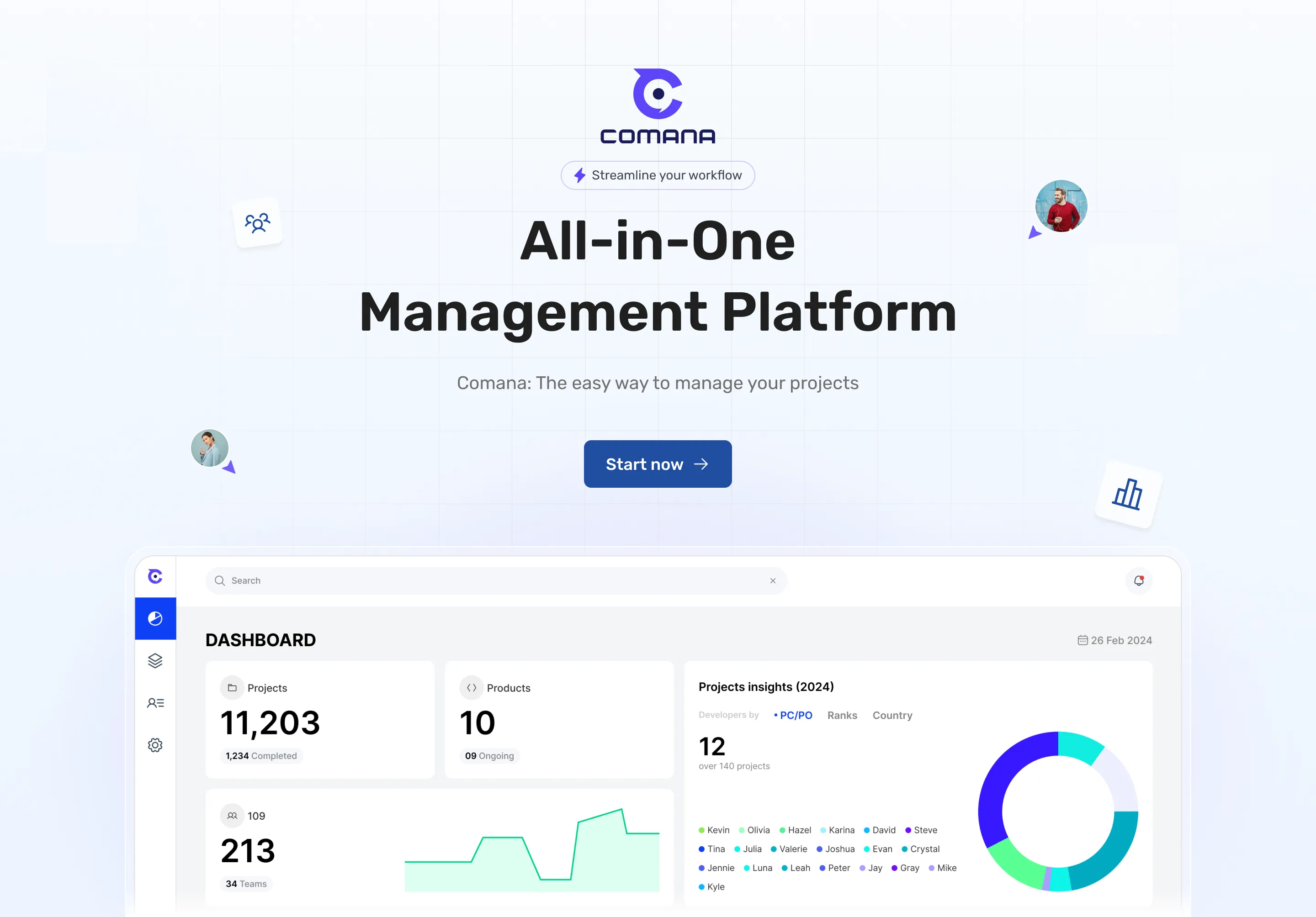Comana ERP project